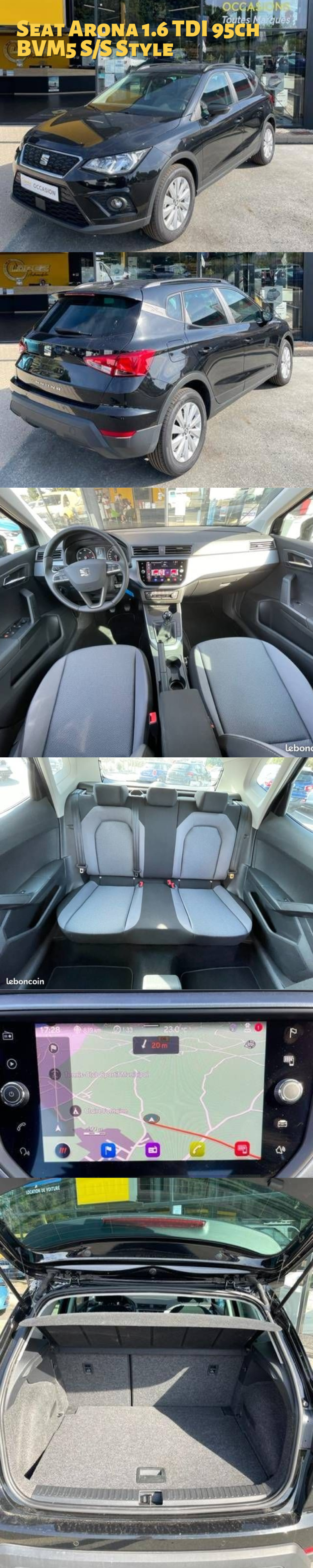 Seat Arona noir