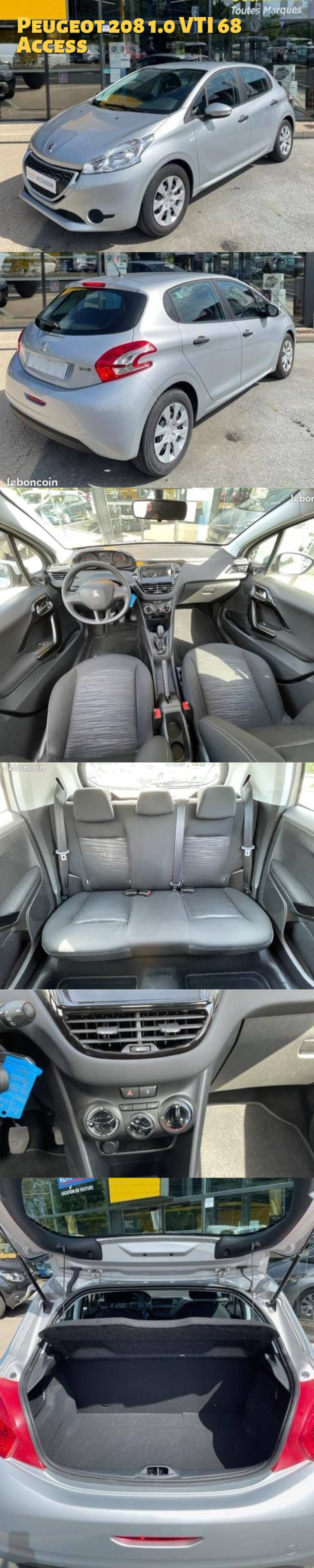 ANNONCE PEUGEOT 208 1.0