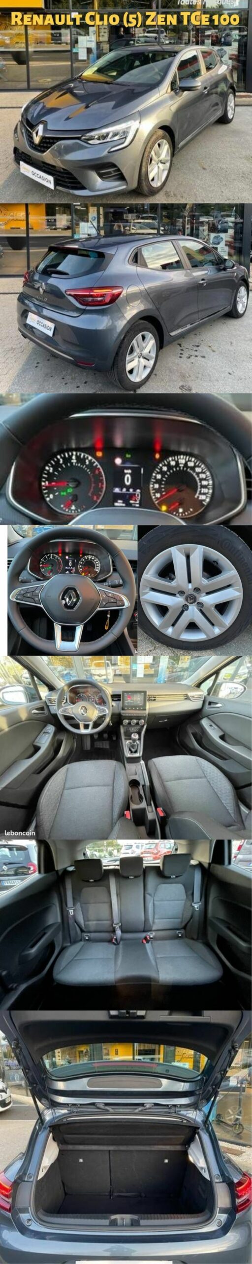 annonce voiture d'occasion Renault clio IV zen tce essence